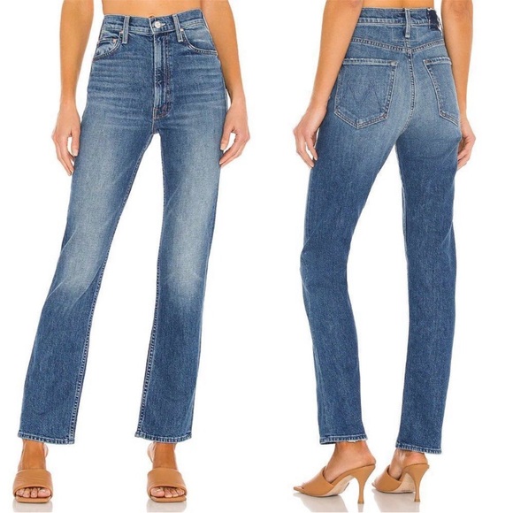 Mother High Waisted Rider Skimp Jeans Cowboys Don’t Cry Size 29 - Picture 4 of 11